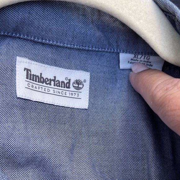 💙🔥Timberland men’s XL button up shirt. Great fabrication & hi quality Like new - Picture 9 of 9